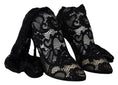 Load image into Gallery viewer, Dolce & Gabbana Elegant black stretch sock pumps
