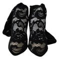 Load image into Gallery viewer, Dolce & Gabbana Elegant black stretch sock pumps
