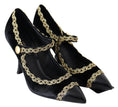 Load image into Gallery viewer, Dolce & Gabbana Elegante Pumps aus besticktem Samtlack
