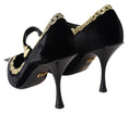 Load image into Gallery viewer, Dolce & Gabbana Elegante Pumps aus besticktem Samtlack
