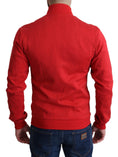 Load image into Gallery viewer, Dolce & Gabbana Chic red knitted sweater with turtleneck and zip
