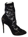 Load image into Gallery viewer, Dolce & Gabbana Black Lace Taormina Pumps Elegance Unleashed
