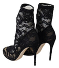 Load image into Gallery viewer, Dolce & Gabbana Black Lace Taormina Pumps Elegance Unleashed
