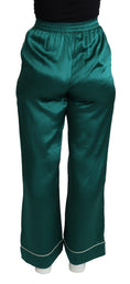 Load image into Gallery viewer, Dolce & Gabbana Exquisite silk pajama pants in rich green
