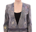 Load image into Gallery viewer, Roberto Fragata Chic floral silk one-button blazer
