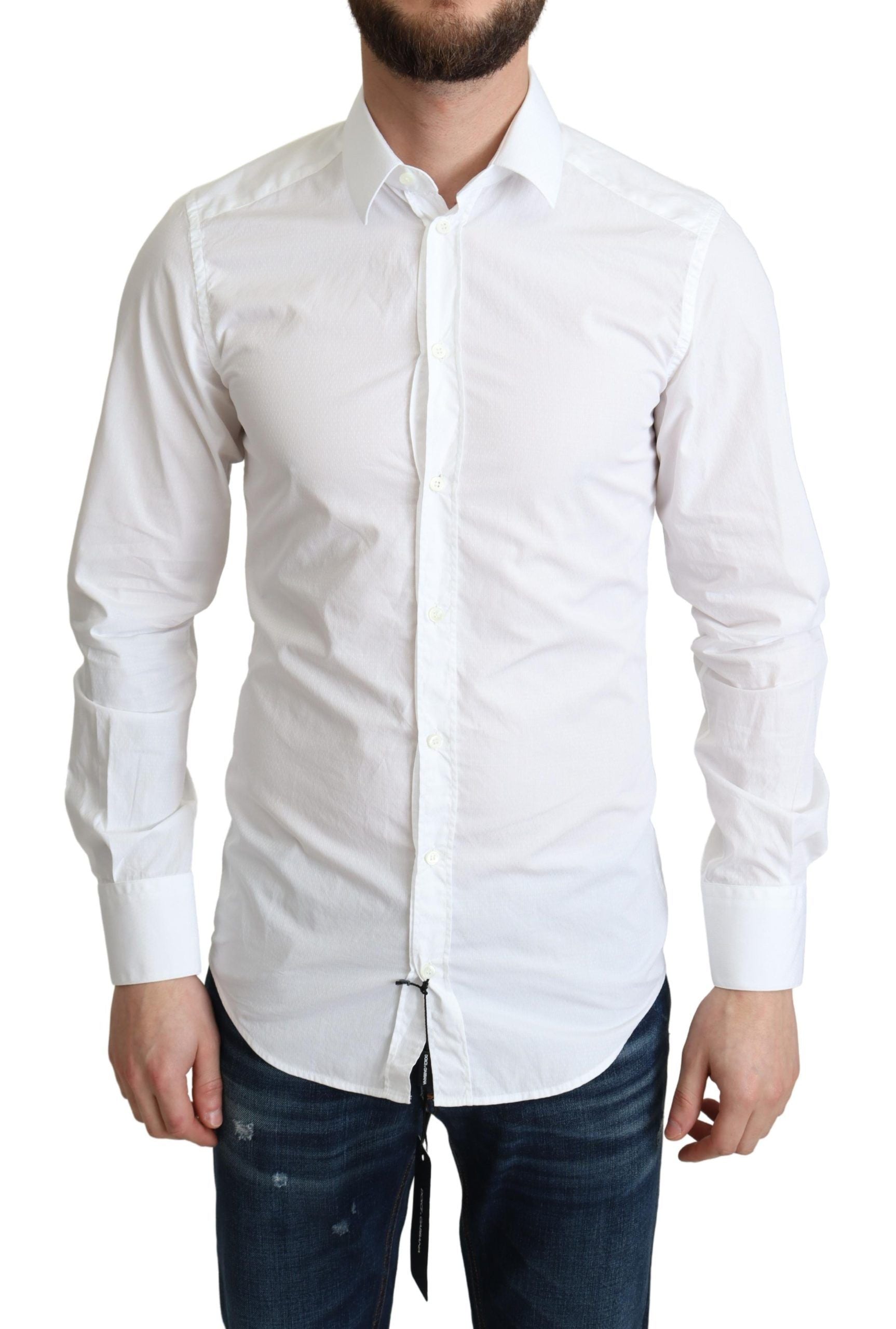 Dolce &amp; Gabbana Elegant white cotton shirt