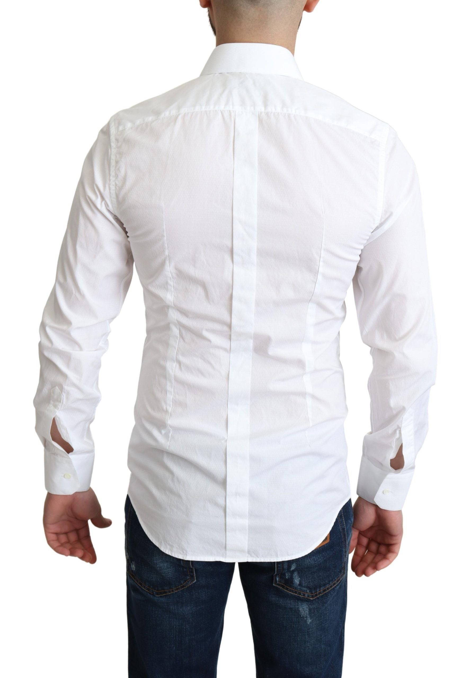 Dolce &amp; Gabbana Elegant white cotton shirt