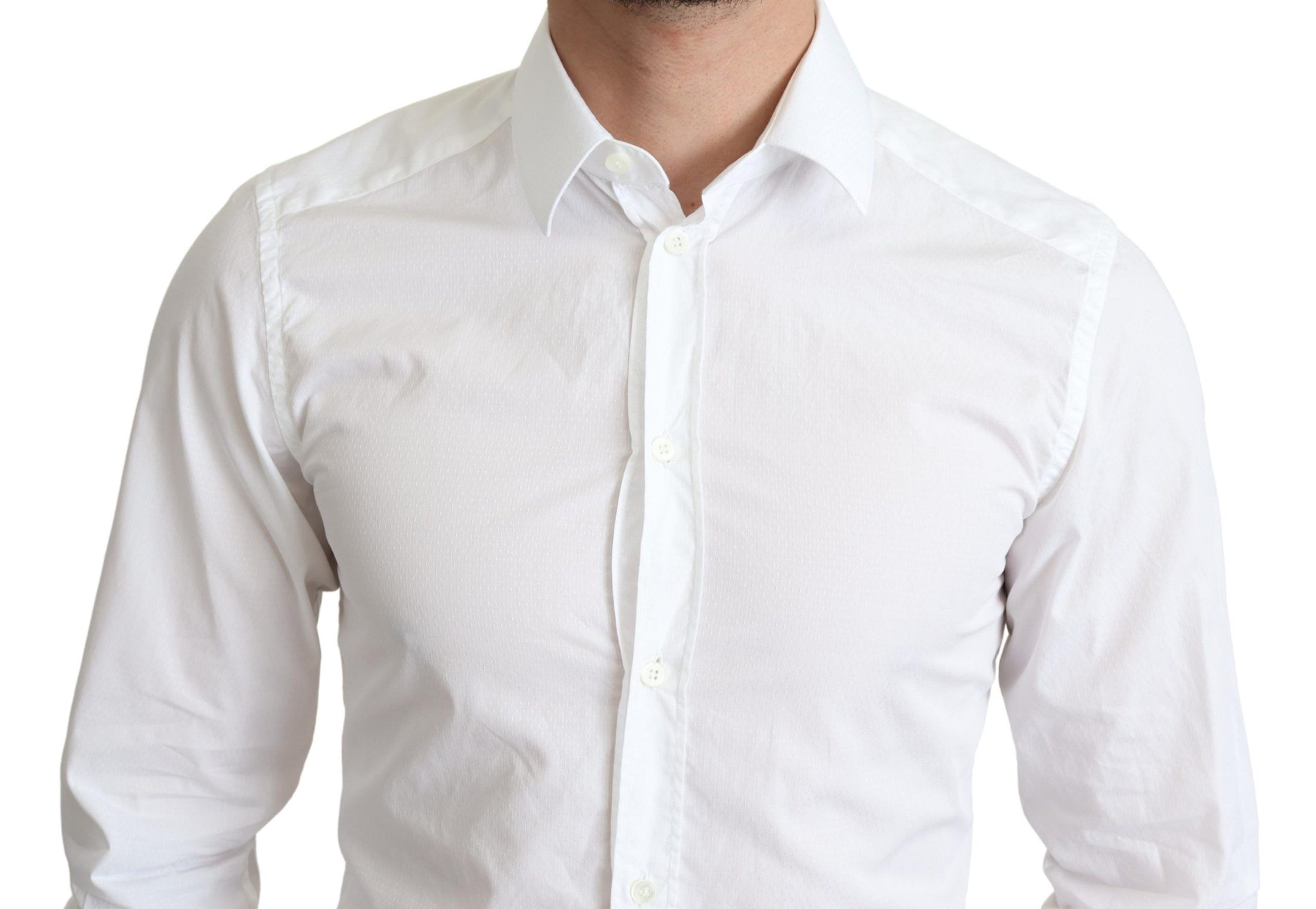 Dolce &amp; Gabbana Elegant white cotton shirt