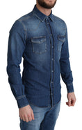 Load image into Gallery viewer, Dolce & Gabbana Elegant Denim Long Sleeve Casual Shirt
