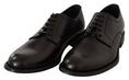 Load image into Gallery viewer, Dolce & Gabbana Elegant formal derby shoes in black leather
