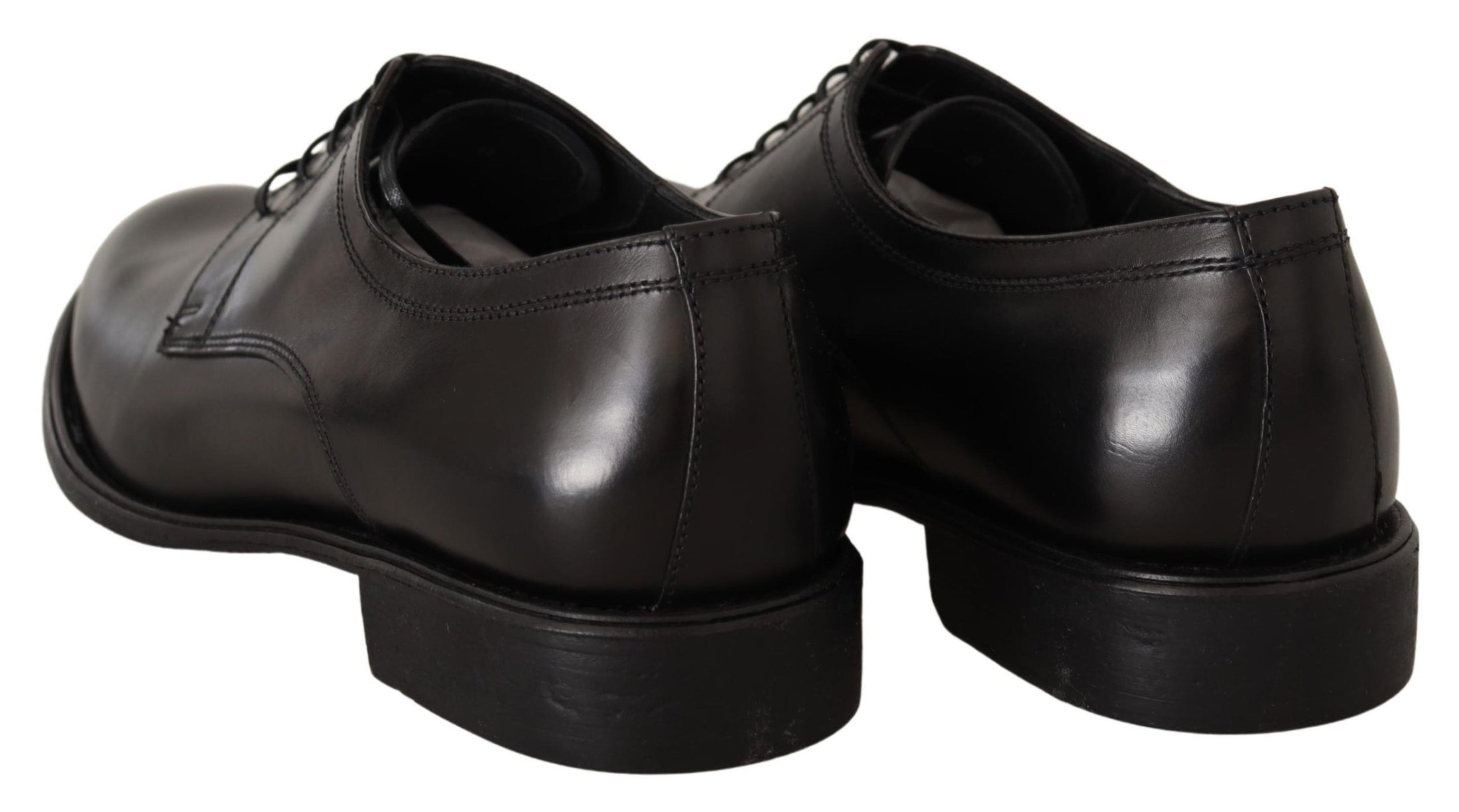 Dolce &amp; Gabbana Elegant formal derby shoes in black leather