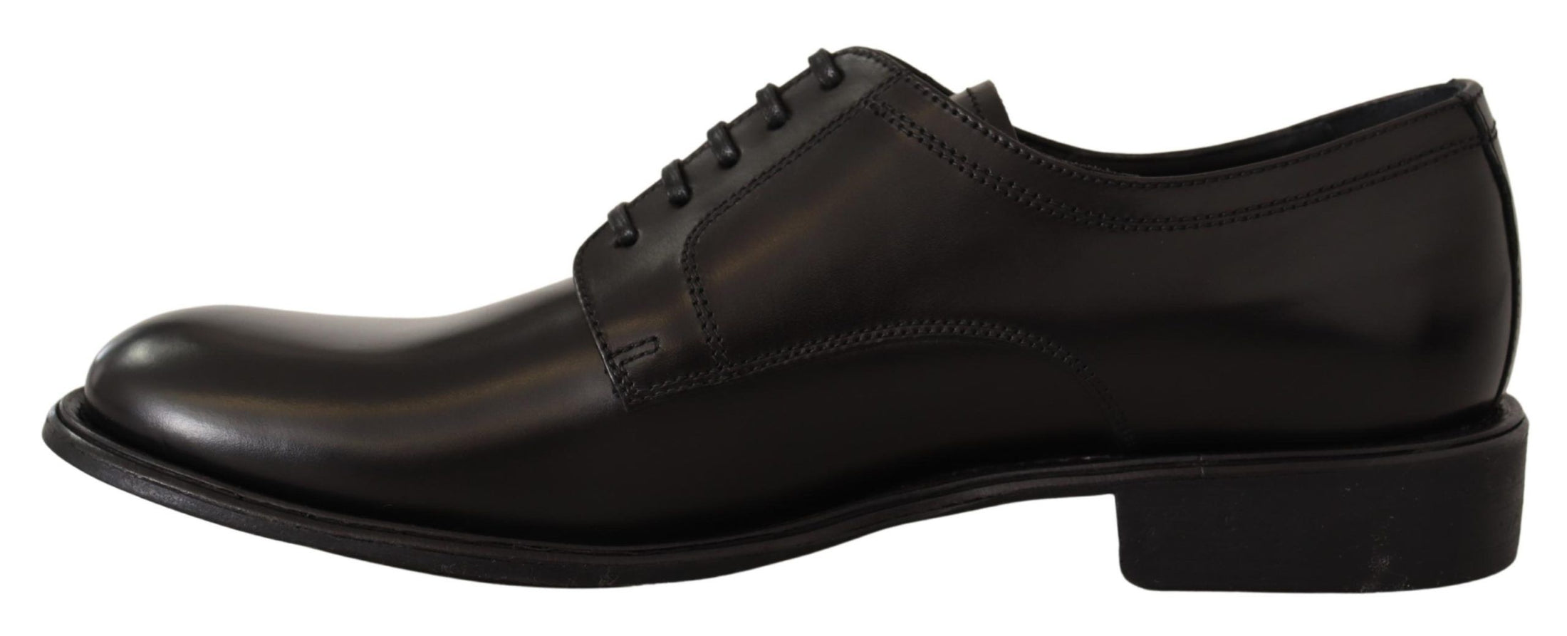 Dolce &amp; Gabbana Elegant formal derby shoes in black leather