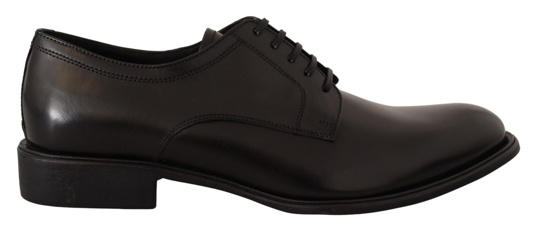 Dolce &amp; Gabbana Elegant formal derby shoes in black leather