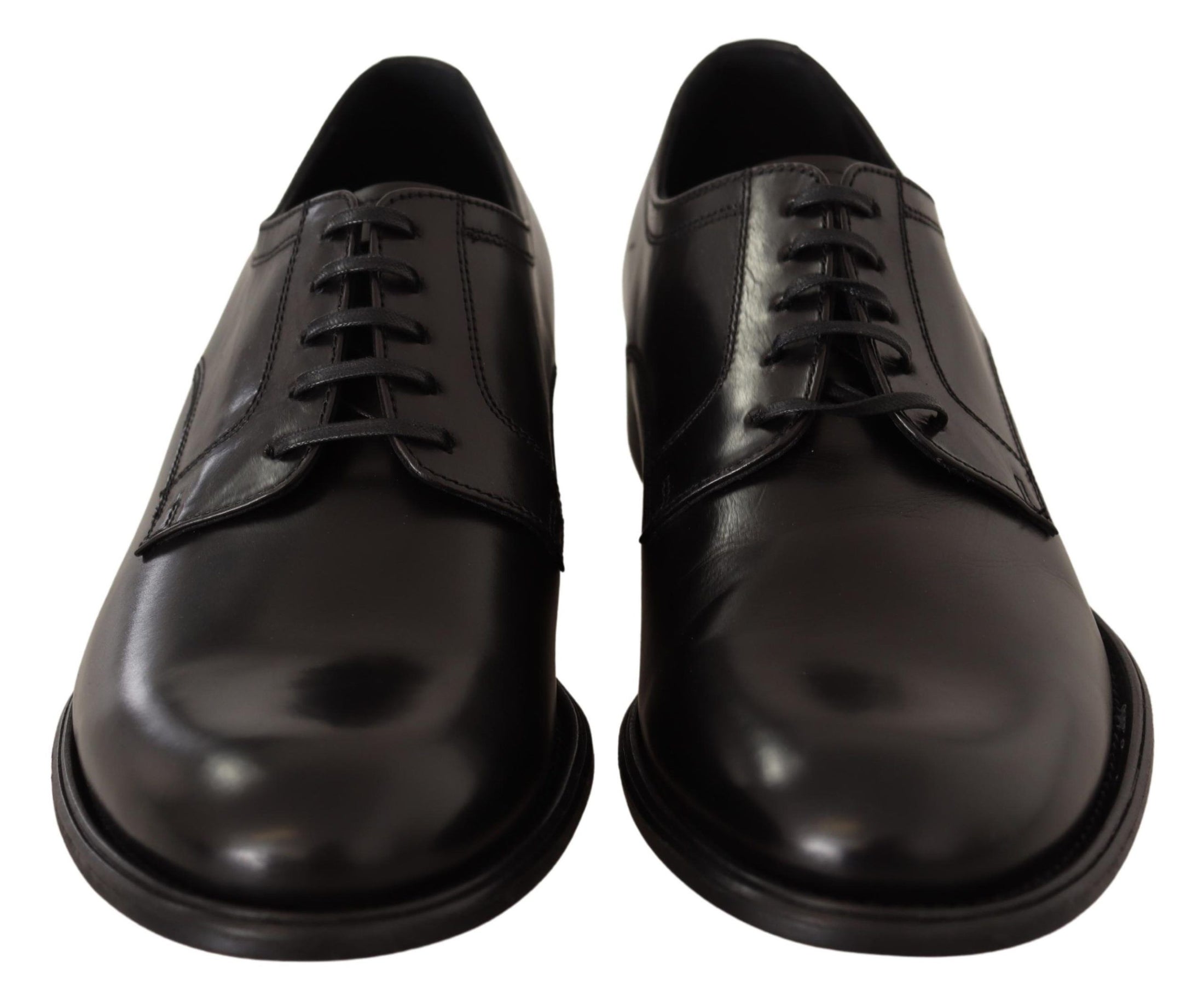 Dolce &amp; Gabbana Elegant formal derby shoes in black leather