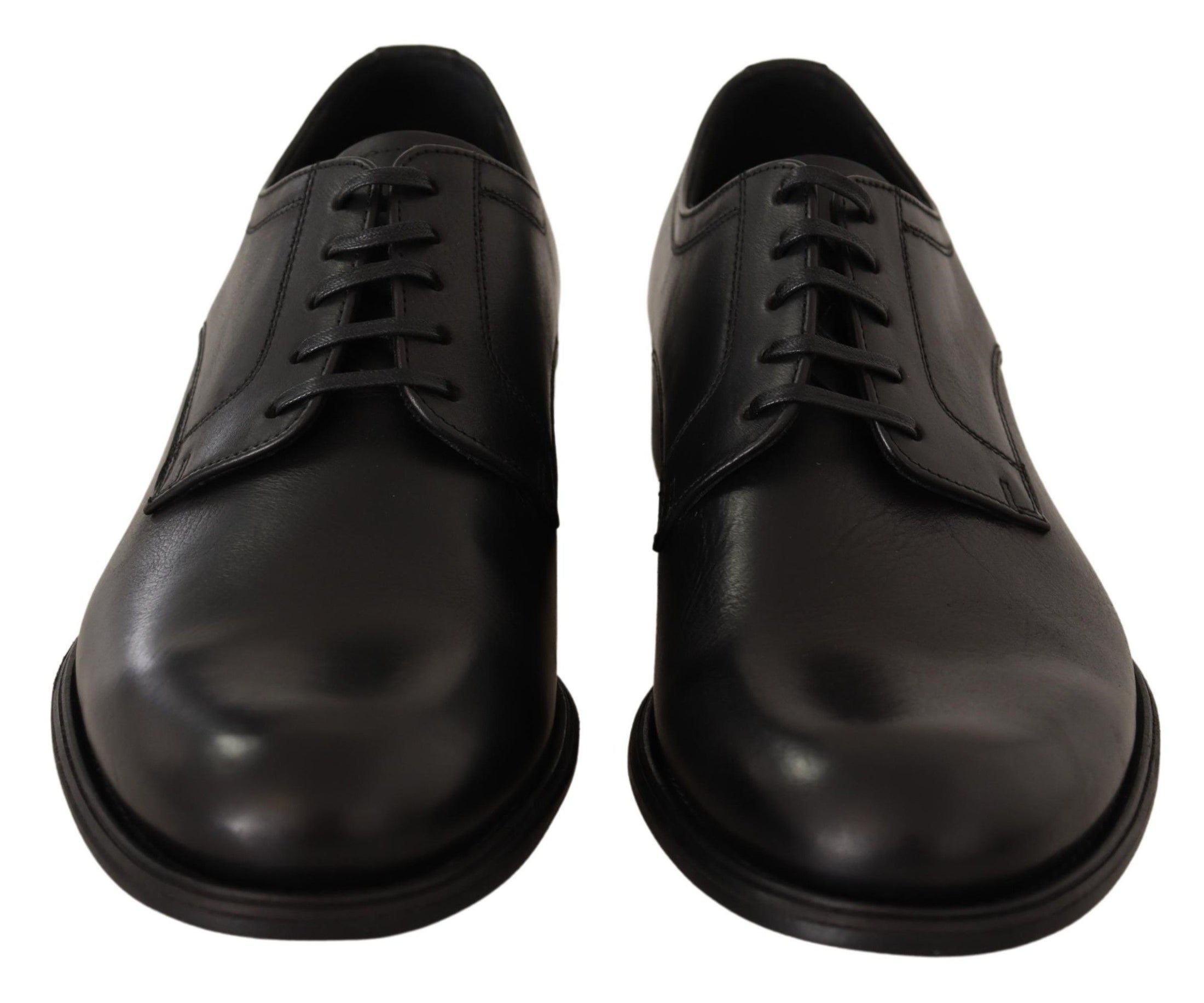 Dolce & Gabbana Elegante Schwarze Derby-Schuhe