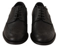 Bild in Galerie-Betrachter laden, Dolce & Gabbana Elegante Schwarze Leder Derby Wingtip Schuhe
