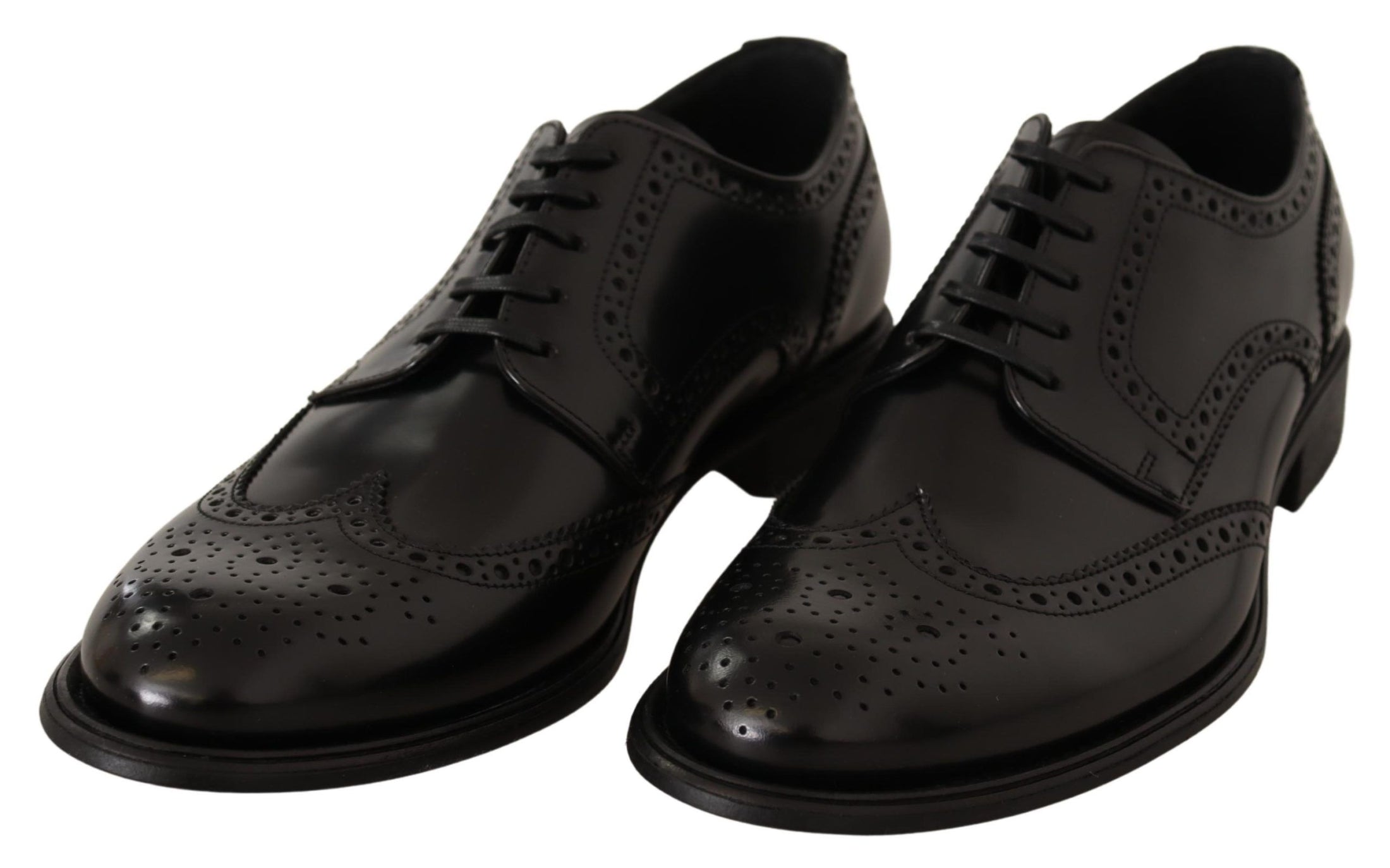 Dolce &amp; Gabbana Elegant Wingtip Derby Oxford Ayakkabı