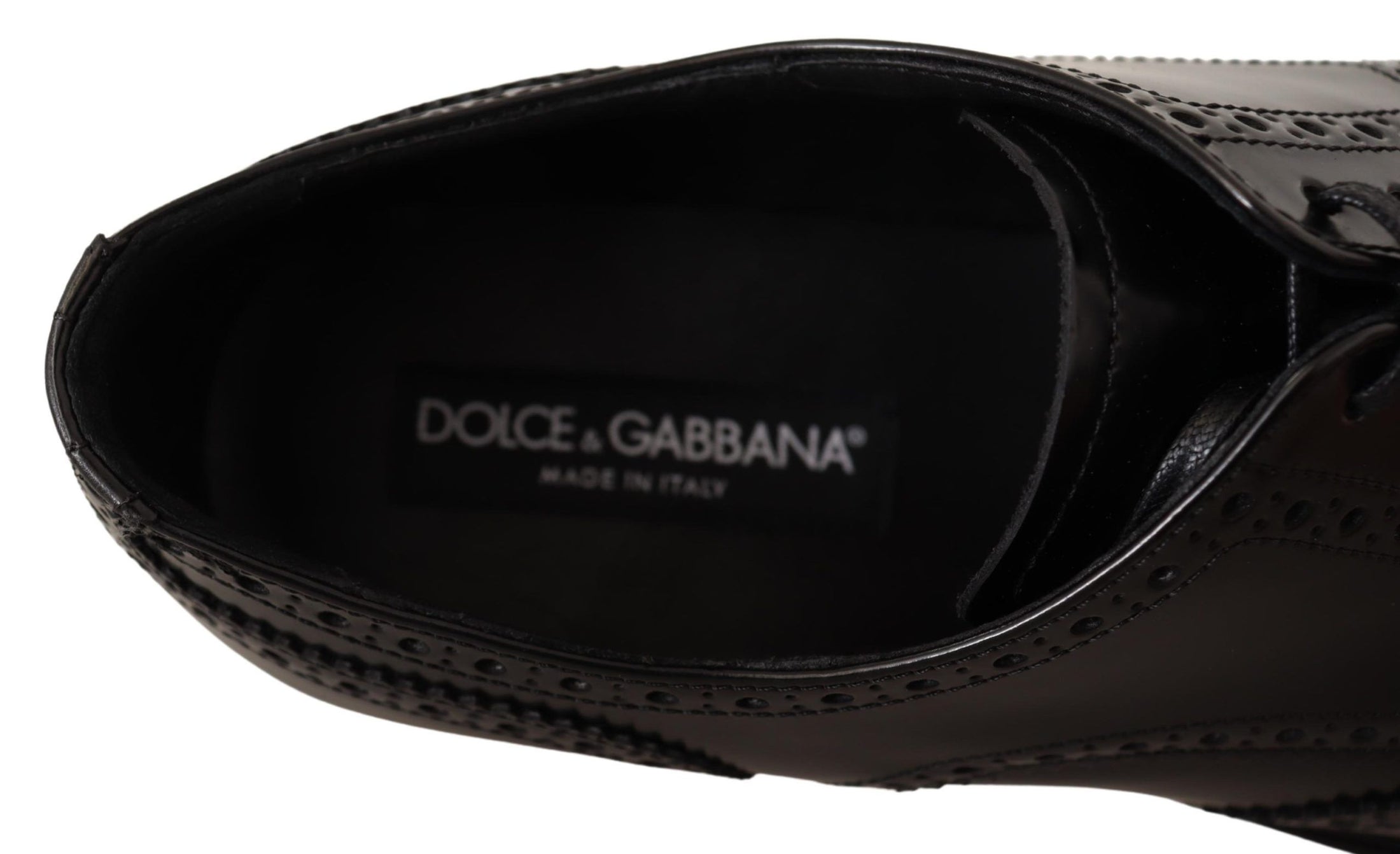 Dolce &amp; Gabbana Elegant Wingtip Derby Oxford Ayakkabı