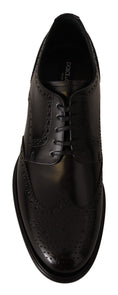 Resmi galeri görüntüleyiciye yükleyin, Dolce & Gabbana Elegant Wingtip Derby Oxford Ayakkabı
