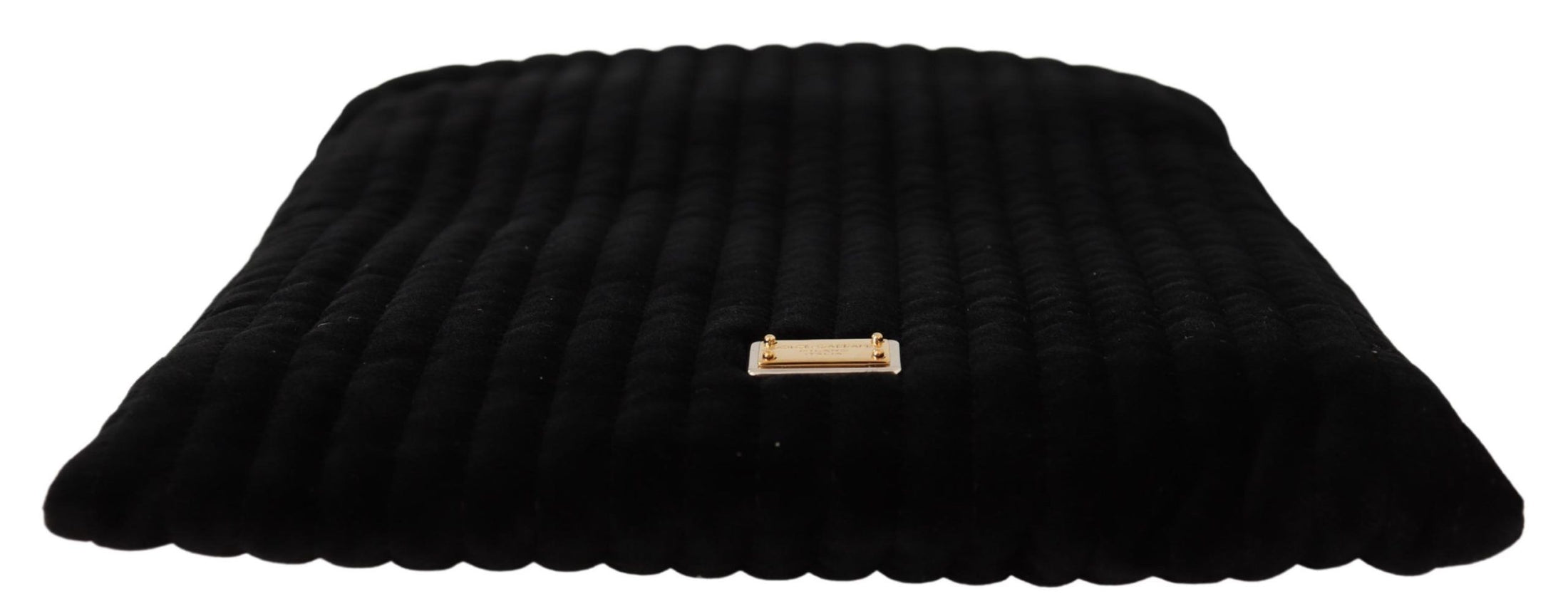 Dolce &amp; Gabbana Elegant quilted velvet glasses holder bag