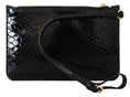 Load image into Gallery viewer, Dolce & Gabbana Exotic Leather Black Wrist Wallet
