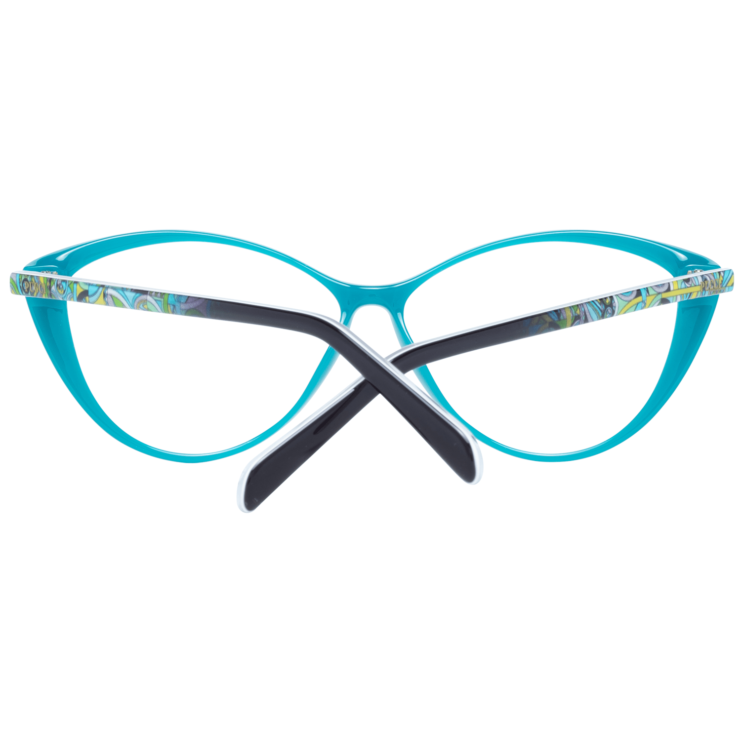 Emilio Pucci Chic green designer cat eye glasses