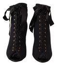 Load image into Gallery viewer, Dolce & Gabbana Elegante Stiefel mit offener Spitze und Absatz
