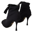 Load image into Gallery viewer, Dolce & Gabbana Elegante Stiefel mit offener Spitze und Absatz
