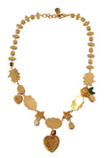 Load image into Gallery viewer, Dolce & Gabbana Chic Fumetti Cartoons Statement Necklace
