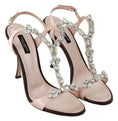 Load image into Gallery viewer, Dolce & Gabbana Stiletto-Sandalen mit Kristallverzierungen
