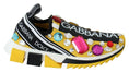 Bild in Galerie-Betrachter laden, Dolce & Gabbana Verzierte gelbe Sorrento Sneakers
