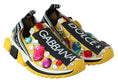 Bild in Galerie-Betrachter laden, Dolce & Gabbana Verzierte gelbe Sorrento Sneakers
