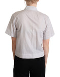 Load image into Gallery viewer, Dolce & Gabbana Chic gray polka dot polo with short sleeves
