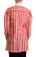 Load image into Gallery viewer, Dolce & Gabbana Elegant red and white striped cotton polo shirt
