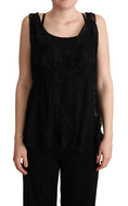 Load image into Gallery viewer, Dolce & Gabbana Shiny silk blend camisole with lace trim
