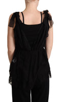 Load image into Gallery viewer, Dolce & Gabbana Shiny silk blend camisole with lace trim
