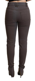 Load image into Gallery viewer, PLEIN SUD Chic brown slim-fit skinny jeans
