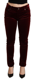 Load image into Gallery viewer, Dolce & Gabbana Exquisite Burgundy Skinny Pants
