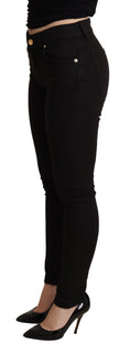 Load image into Gallery viewer, Dolce & Gabbana Elegant black skinny jeans with a medium waist
