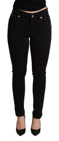 Load image into Gallery viewer, Dolce & Gabbana Elegant black skinny jeans with a medium waist
