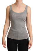 Load image into Gallery viewer, Dolce & Gabbana Elegant sleeveless gray tank top
