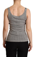 Load image into Gallery viewer, Dolce & Gabbana Elegant sleeveless gray tank top
