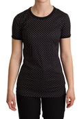 Load image into Gallery viewer, Dolce & Gabbana Black Polka Dot Short Sleeve Crewneck Top
