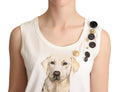 Load image into Gallery viewer, Dolce & Gabbana Chic floral sleeveless tank for dogs
