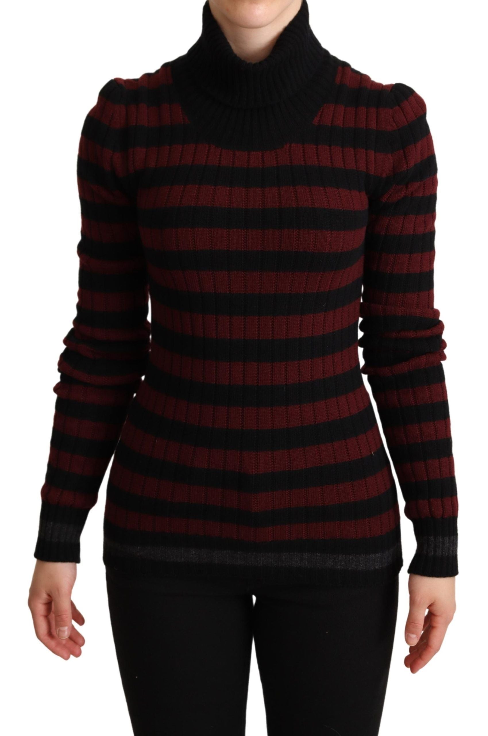 Dolce &amp; Gabbana Chic striped wool and cashmere sweater