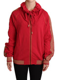 Load image into Gallery viewer, John Galliano Bright red jacket with hood and zip made of cotton
