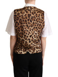 Load image into Gallery viewer, Dolce & Gabbana Elegant leopard print sleeveless vest
