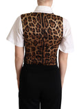 Load image into Gallery viewer, Dolce & Gabbana Chic black leopard print vest
