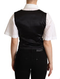 Load image into Gallery viewer, Dolce & Gabbana Elegant black silk blend vest
