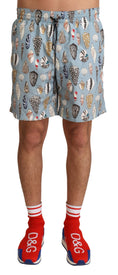 Load image into Gallery viewer, Dolce & Gabbana Elegant swimming trunks with a seashell print
